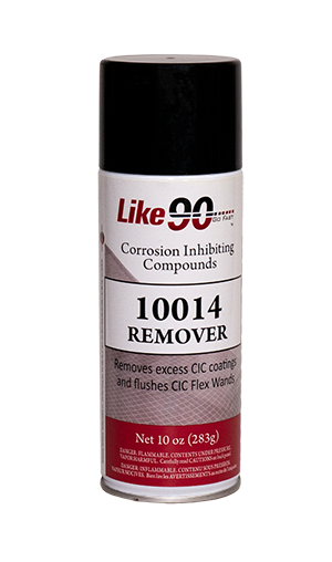 Like90 CIC Remover 10 ounce aerosol can removes excess CIC coating and flushes the CIC Flex Wand.