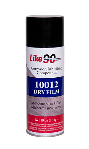 Like90 CIC Dry Film 10 ounce aerosol can seeps into gaps, seams, and crevices other corrosion protection products cannot reach.